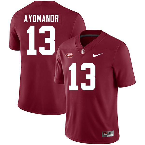 Elic Ayomanor Stanford Jersey,Stanford Cardinal #13 Elic Ayomanor Football Jersey Stitched-Cardinal